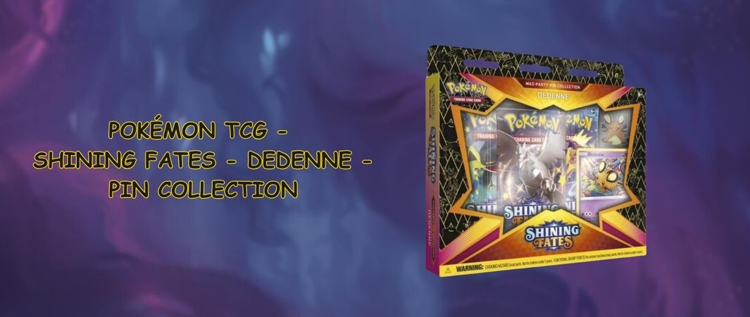 shining fates dedenne pin collection